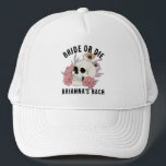 Casquette Mariée ou mourir crâne noir fête de bachelorette f<br><div class="desc">Mariée ou mort crâne noir la fête de la bachelorette favorise casquette personnalisé,  mariées cadeaux fête de mariée faveurs,  sombre moody gothic bachelorette parti thème faveurs fournitures de fête</div>