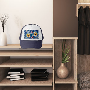 Casquette Marine bleu chat unique