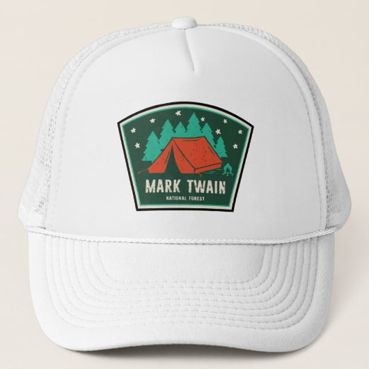 Casquette Mark Twain National Forest Camping (Devant)