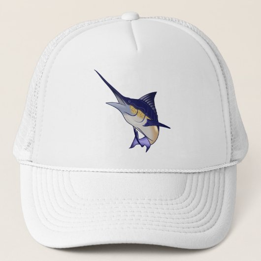 Casquette Marlin bleu (Devant)