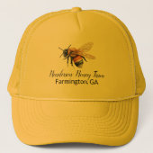 Casquette Marque commerciale miel (Devant)