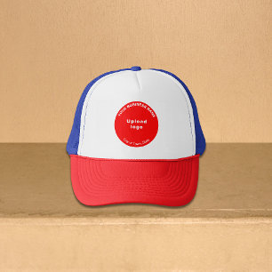 Casquette Marque commerciale sur chapeau de camion multicolo