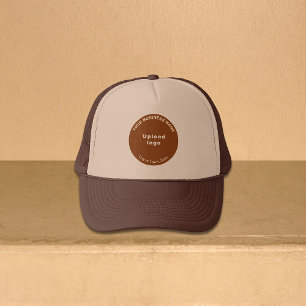 Casquette Marque d'affaires ronde sur chapeau de camion Brow