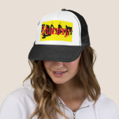 Casquette marrant coloré typographie FUNNY | (En situation)