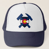Casquette Marteau de géologue avec drapeau du Colorado (Devant)