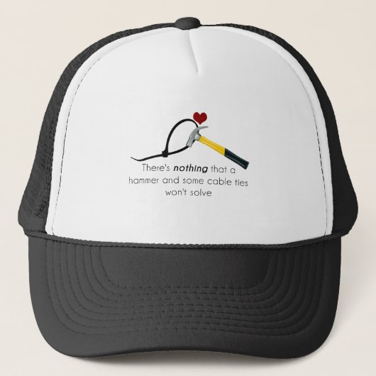 Casquette Marteau et zap-strap (Devant)