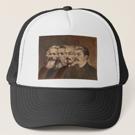 Casquette Marx, Engels, Lénine et Staline (Devant)
