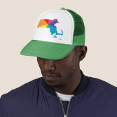Casquette massachusetts pride. (En situation)