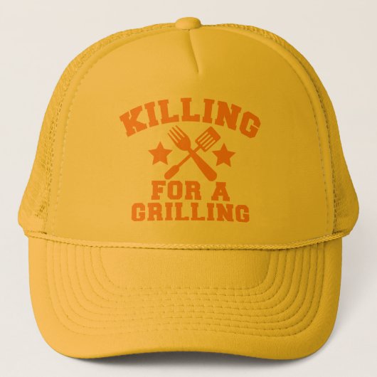 Casquette MASSACRE POUR A GRILLANT la conception de BBQ (Devant)