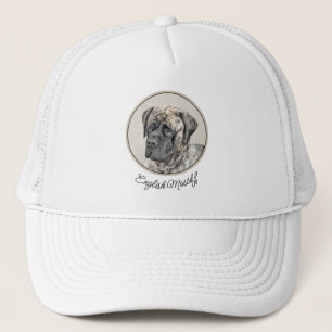 Casquette Mastiff anglais (Brindle) Peinture - Chien Art