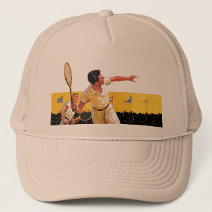 Casquette Match de tennis de doubles