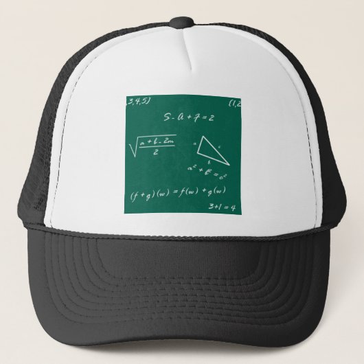 Casquette math teacher algebra geek (Devant)