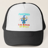 Casquette Math Wizard Math Geek Math Cadeau Nerd pour enseig (Devant)