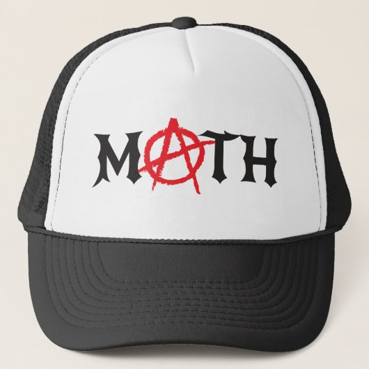 Casquette Maths d'anarchie (Devant)
