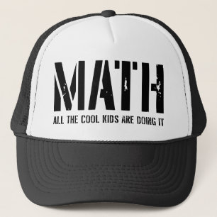 Casquette Maths. Tous les enfants frais les font