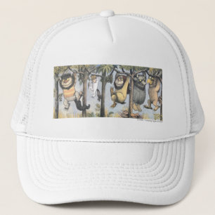 Casquette Max et les bêtes sauvages se balançant dans les ar