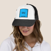Casquette Md - Modérateur Funny Chimie Élément Symbole Tee (En situation)