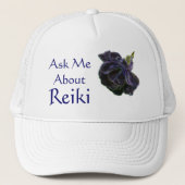 Casquette Me demander à propos de Reiki Purple Rose (Devant)