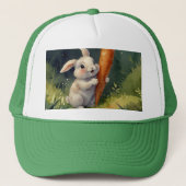 Casquette Meadow Bunny Dreams : Chapeau de camion lunaire (Devant)