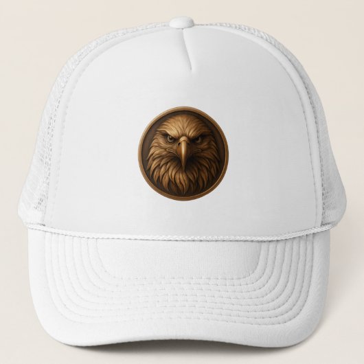 Casquette Médaillon de tête d'aigle royal 3D style chapeau (Devant)