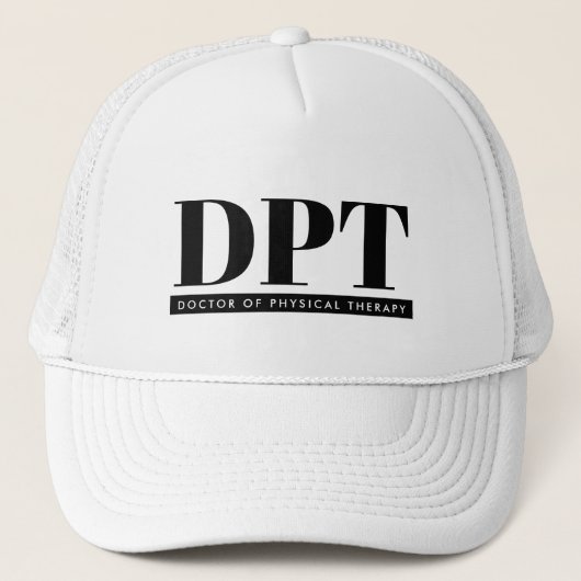 Casquette Médecin DPT moderne de thérapie physique (Devant)