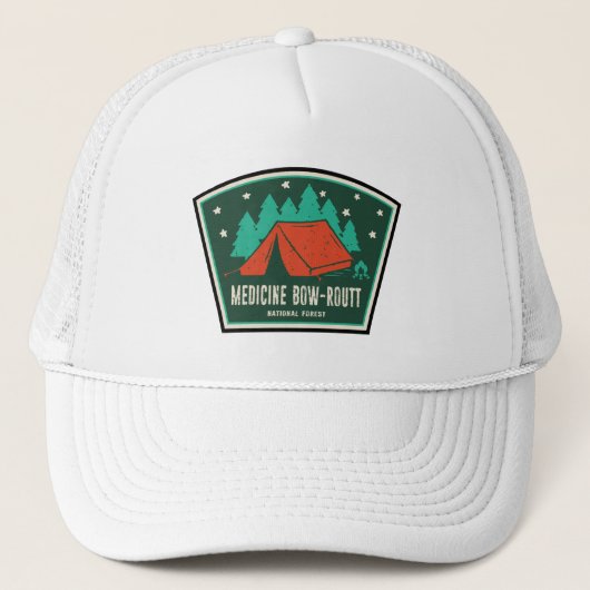 Casquette Medicine Bow-Routt Camping forestier national (Devant)