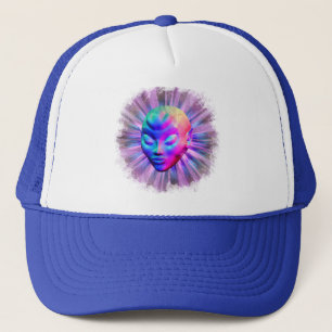 Casquette Méditation psychédélique Alien