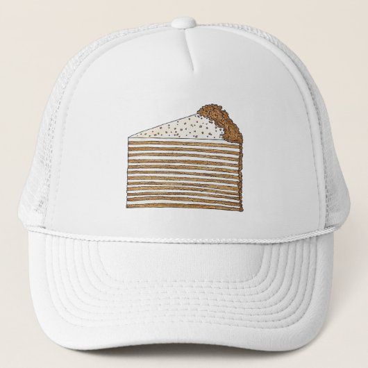 Casquette Medovik Medivnyk Russie Ukrainienne Miel Gâteau (Devant)