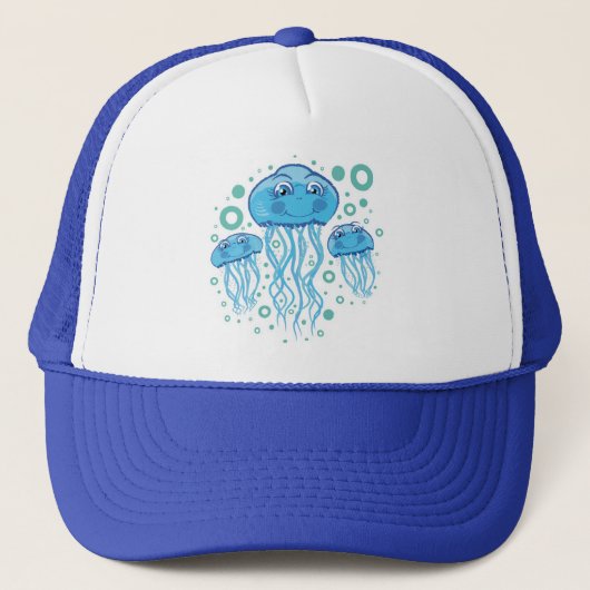 Casquette Méduse mignonne (Devant)