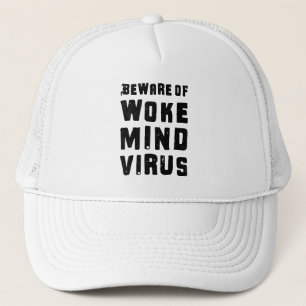 Casquette Méfiez-vous du virus Woke Mind Couleurs personnali