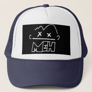 Casquette meh drôle visage émoji