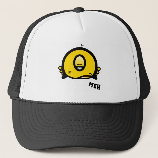 Casquette Meh (& le cool rond avec un oeil) (Devant)