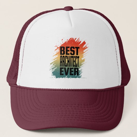 CASQUETTE MEILLEUR ARCHITECTE JAMAIS (Devant)