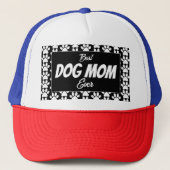 CASQUETTE MEILLEUR CHIEN MOM JAMAIS TRUCKER HAT (Devant)
