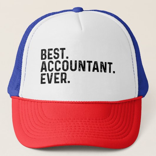 Casquette Meilleur comptable jamais drôle Comptabilité (Devant)