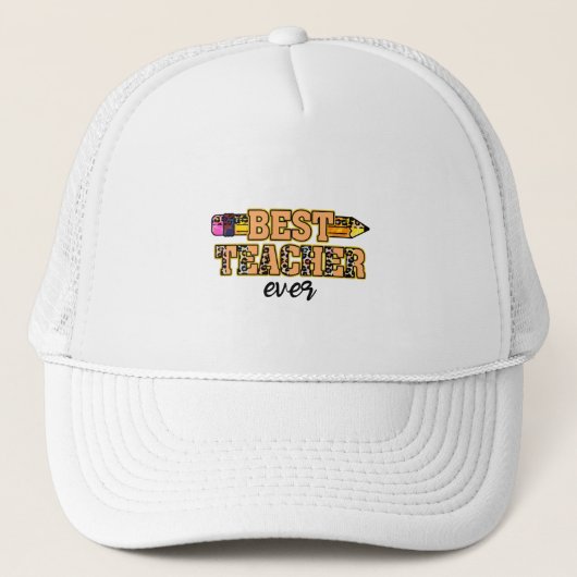 Casquette Meilleur enseignant jamais (Devant)