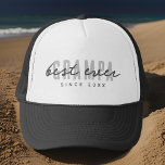 Casquette Meilleur Grampa depuis 20XX Moderne Simple Preppy<br><div class="desc">Ce design simple et moderne est composé de la typographie de san serif.</div>