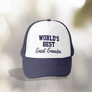 Casquette Meilleur grand-père casquette/casquette du monde