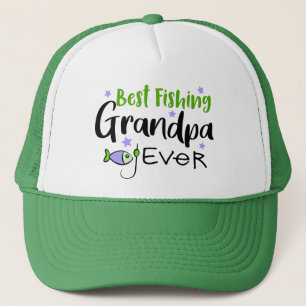 Casquette Meilleur grand-père de pêche Fête des pères jamais