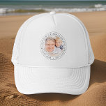 Casquette Meilleur grand-père jamais photo classique moderne<br><div class="desc">Ce design simple et classique est composé de typographie serif et d'ajouter une photo personnalisée. "Meilleur grand-père Ever" tourne autour de la photo de votre grand-père,  grampa,  grand-père,  lolo etc</div>