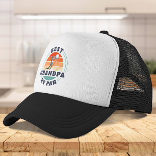 Casquette Meilleur Grand-Père Par Par Golf Lover Retro Custo