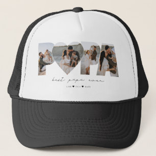 Casquette Meilleur Papa Ever 4 Photo Collage pour papa ou gr