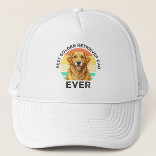 Casquette Meilleur Papa Golden Retriever de tous les temps