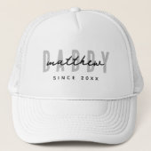 Casquette Meilleur Papa Jamais Moderne Élégante Fête des pèr (Devant)