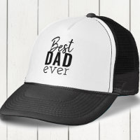 Meilleur papa jamais noir et blanc typographie