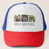 Casquette Meilleur papa jamais photo (Devant)