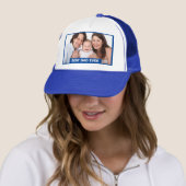 Casquette Meilleur Papa Jamais Photo Cadeaux Ajouter Texte B (En situation)