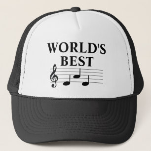 Casquette Meilleur papa musicien du monde Note de musique Tr