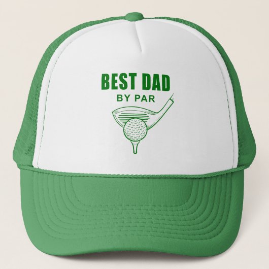 Casquette Meilleur Papa Par Par Par - Funky Sarcastique Golf (Devant)