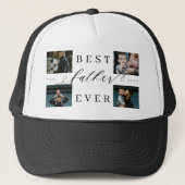 Casquette Meilleur Père jamais | Fête des pères 4 Collage de (Devant)